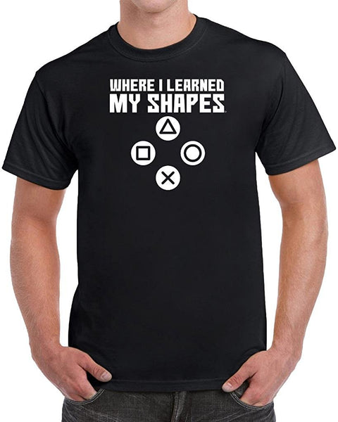 MangoshirtstoreWhere I Learned My Shapes Men's Funny T-ShirtTshirt/Tshirtwomen/Longsleeves tshirt/hoodie