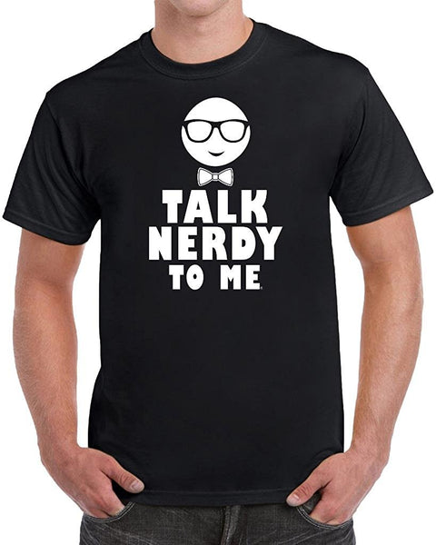 Mangoshirtstoretees geek Talk Nerdy To Me Men's Funny Humor Sarcastic Geek Nerd Novelty T-ShirtTshirt/Tshirtwomen/Longsleeves tshirt/hoodie