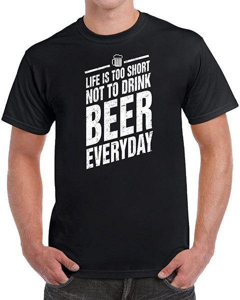 MangoshirtstoreLife Is Too Short, Drink Beer Everyday Men's Funny T-ShirtTshirt/Tshirtwomen/Longsleeves tshirt/hoodie