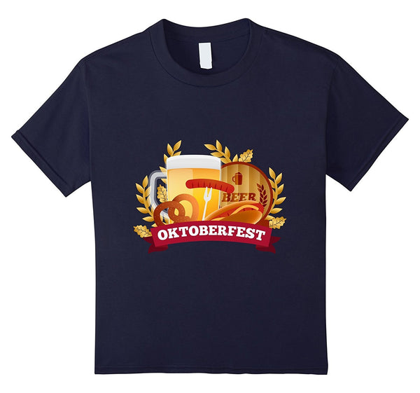 Oktoberfest German Beer Pretzel Funny T-Shirt