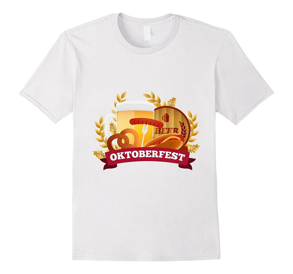 Oktoberfest German Beer Pretzel Funny T-Shirt