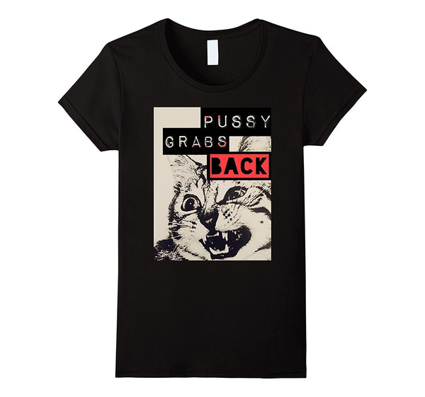 Pussycat Grabs Back Tee Shirt - Pussycat Shirt