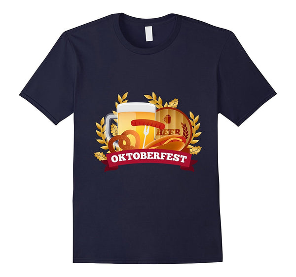 Oktoberfest German Beer Pretzel Funny T-Shirt