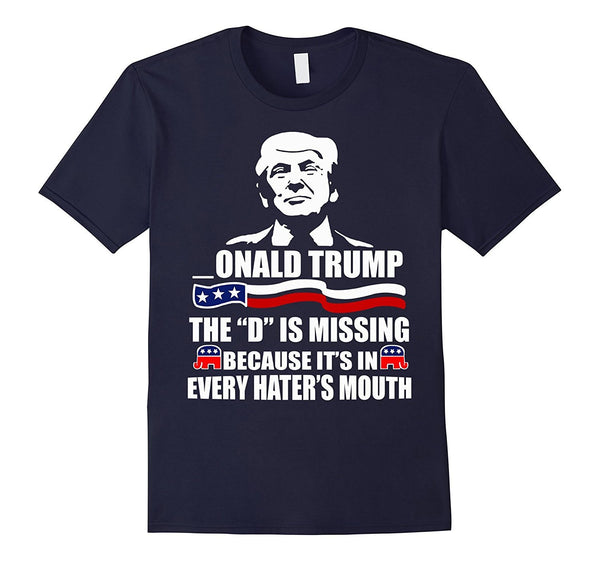 Men's Onald Trump The D Missing T-shirt