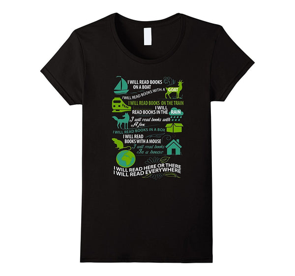 Read Books Shirt - I Will Read Books On A Boat, I Will ...