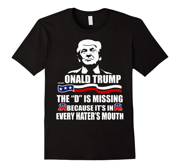Men's Onald Trump The D Missing T-shirt