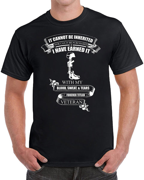 Mangoshirtstoretees geek Earned It Men's Patriotic Military Veteran Novelty T-ShirtTshirt/Tshirtwomen/Longsleeves tshirt/hoodie