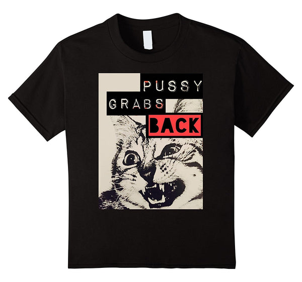 Pussycat Grabs Back Tee Shirt - Pussycat Shirt