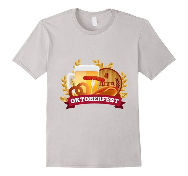 Oktoberfest German Beer Pretzel Funny T-Shirt