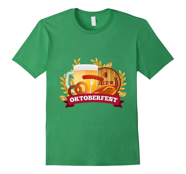 Oktoberfest German Beer Pretzel Funny T-Shirt