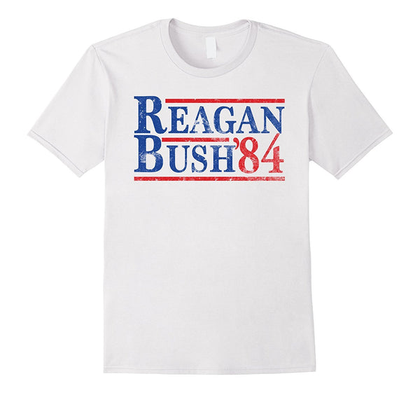 Reagan Bush 84 T-shirt Ronald Reagan for President 1984