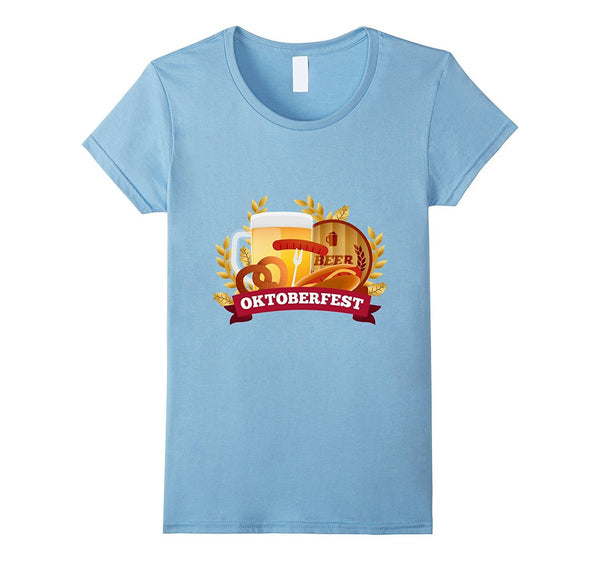 Oktoberfest German Beer Pretzel Funny T-Shirt