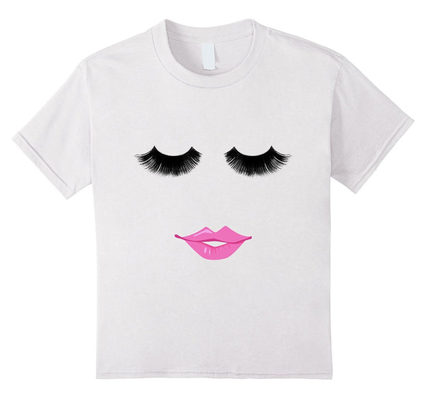 Eyelashes Rose Lips T-shirts