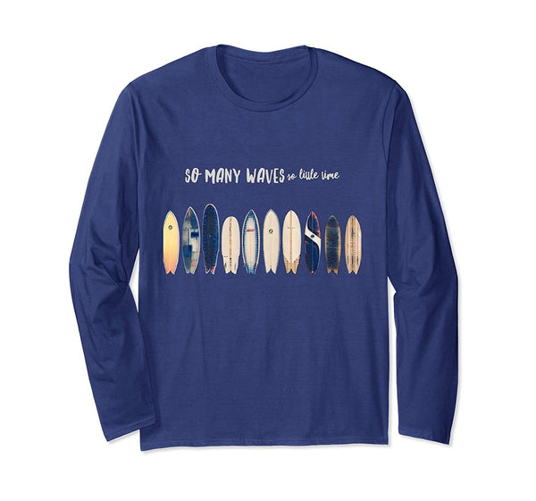 Surf Boards Surfing Long Sleeve Shirt
