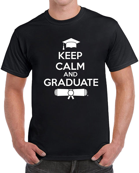 MangoshirtstoreKeep Calm & Graduate High School College Grad School Graduation Men's T-ShirtTshirt/Tshirtwomen/Longsleeves tshirt/hoodie