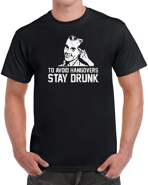 MangoshirtstoreTo Avoid Hangovers Stay Drunk Drinking Funny Men's T-ShirtTshirt/Tshirtwomen/Longsleeves tshirt/hoodie