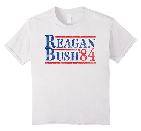 Reagan Bush 84 T-shirt Ronald Reagan for President 1984