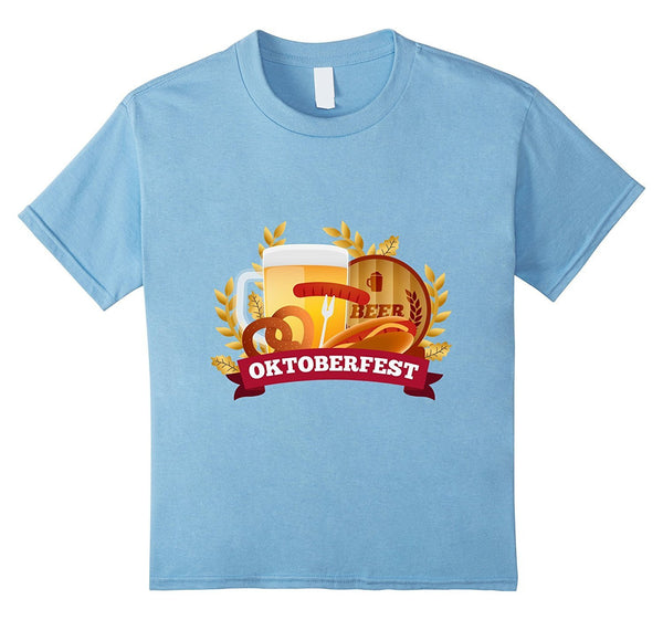 Oktoberfest German Beer Pretzel Funny T-Shirt