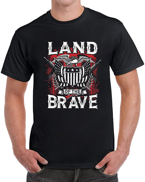 MangoshirtstoreLand Of The Brave Men's T-ShirtTshirt/Tshirtwomen/Longsleeves tshirt/hoodie