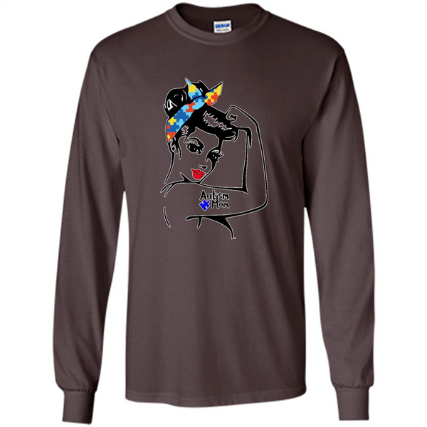 Autism mom shirt, we can do it shirt autism mom, american girl autism shirt - Long Sleeve T-Shirt