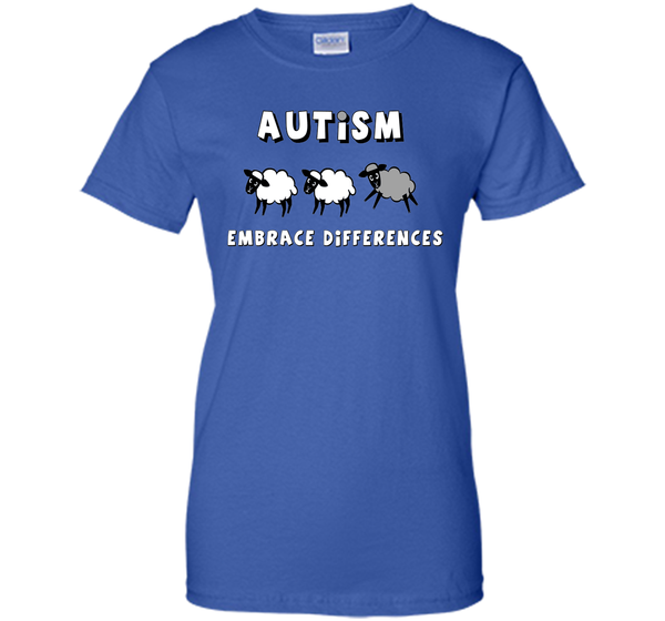 Autism Embrace Differences - Autism Awareness T-Shirt T-Shirt
