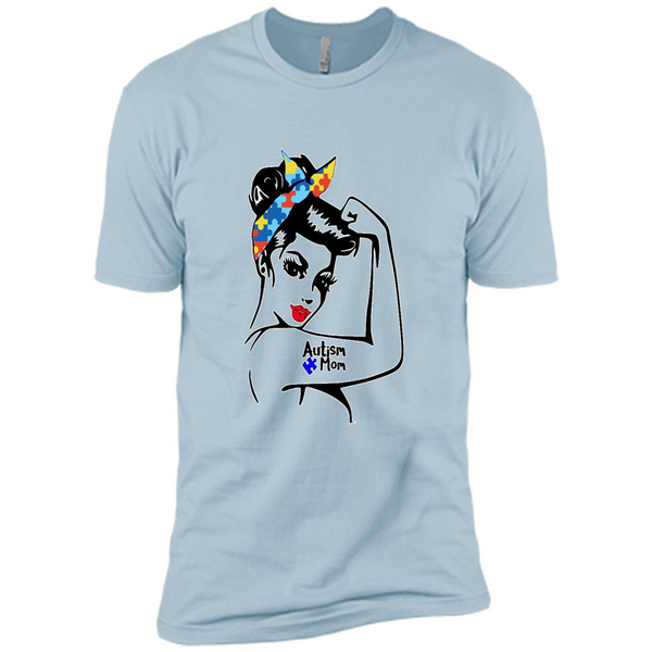Autism mom shirt, we can do it shirt autism mom, american girl autism shirt - Premium Short Sleeve T-Shirt