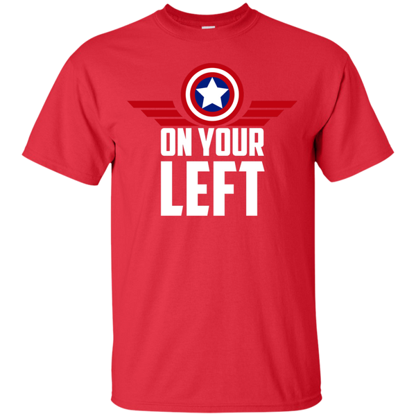 On your left T-Shirt