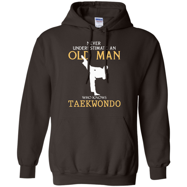 Men's Never Underestimate An Old Man Who Knows Taekwondo T-shirt M/W/H