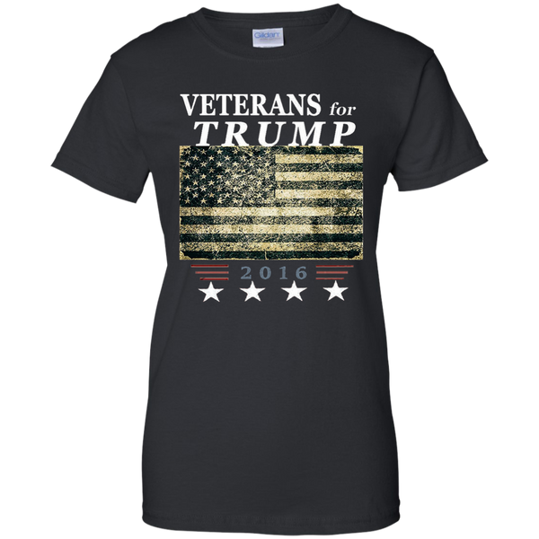 ORIGINAL Veterans for Trump President 2016 Election Shirt M/W/H