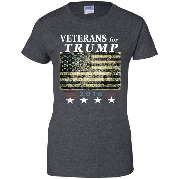 ORIGINAL Veterans for Trump President 2016 Election Shirt M/W/H