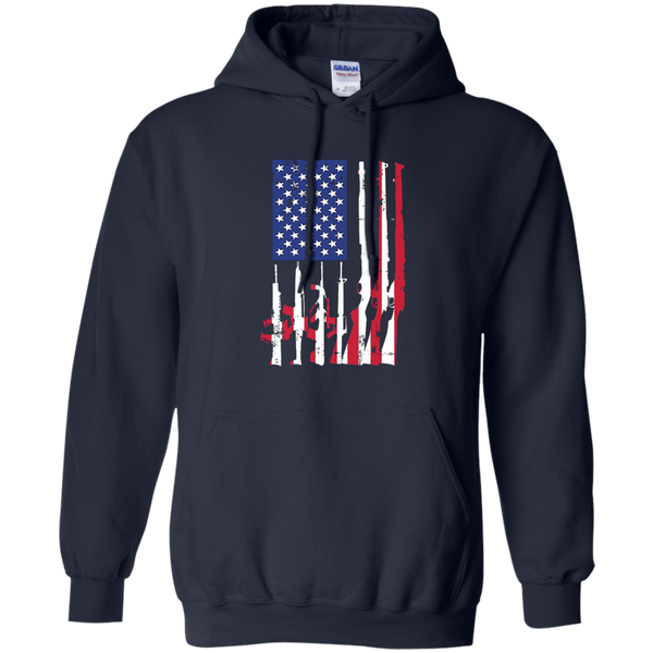 USA American Flag Of Guns T-Shirt Patriotic 2nd Amendment M/W/H