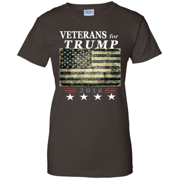 ORIGINAL Veterans for Trump President 2016 Election Shirt M/W/H