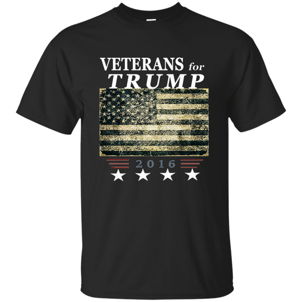 ORIGINAL Veterans for Trump President 2016 Election Shirt M/W/H