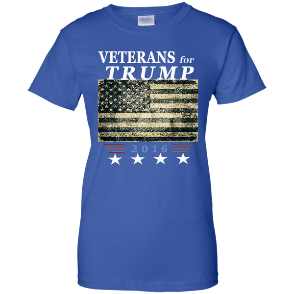ORIGINAL Veterans for Trump President 2016 Election Shirt M/W/H