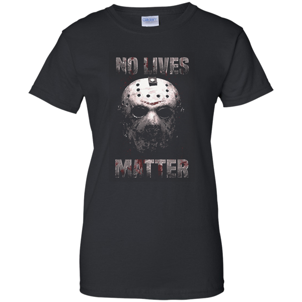 no lives matter friday the 13th shirt M/W/H