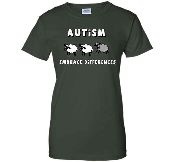 Autism Embrace Differences - Autism Awareness T-Shirt T-Shirt