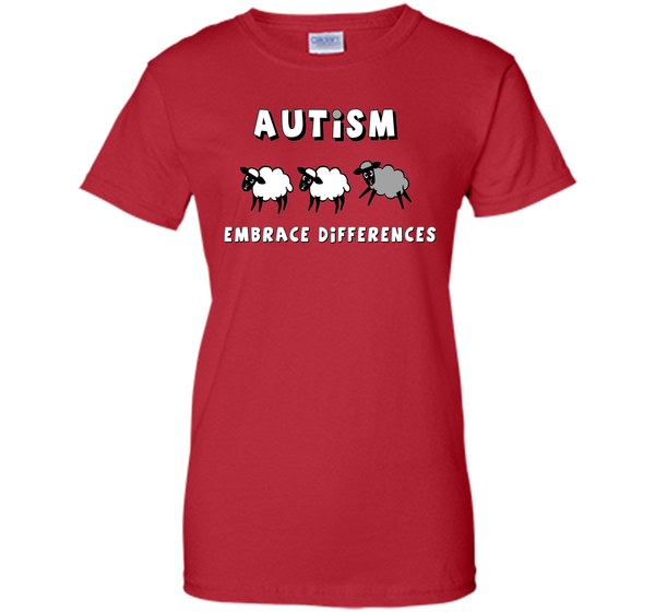 Autism Embrace Differences - Autism Awareness T-Shirt T-Shirt