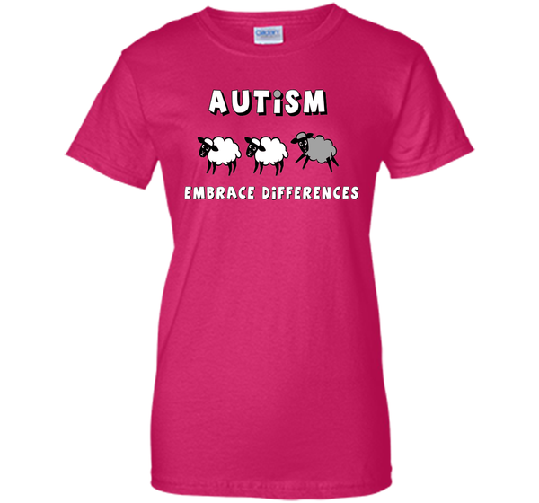 Autism Embrace Differences - Autism Awareness T-Shirt T-Shirt