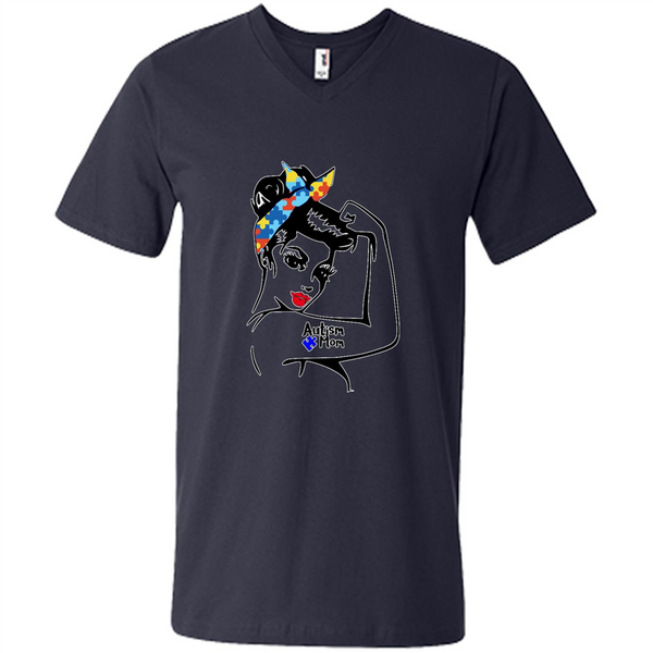 Autism mom shirt, we can do it shirt autism mom, american girl autism shirt - Men's V-Neck
