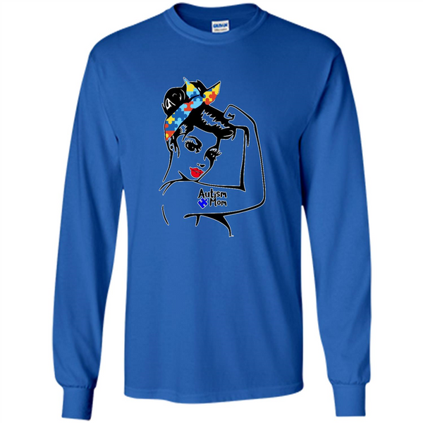 Autism mom shirt, we can do it shirt autism mom, american girl autism shirt - Long Sleeve T-Shirt