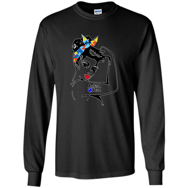 Autism mom shirt, we can do it shirt autism mom, american girl autism shirt - Long Sleeve T-Shirt