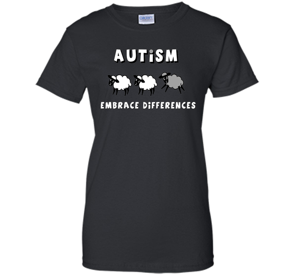 Autism Embrace Differences - Autism Awareness T-Shirt T-Shirt