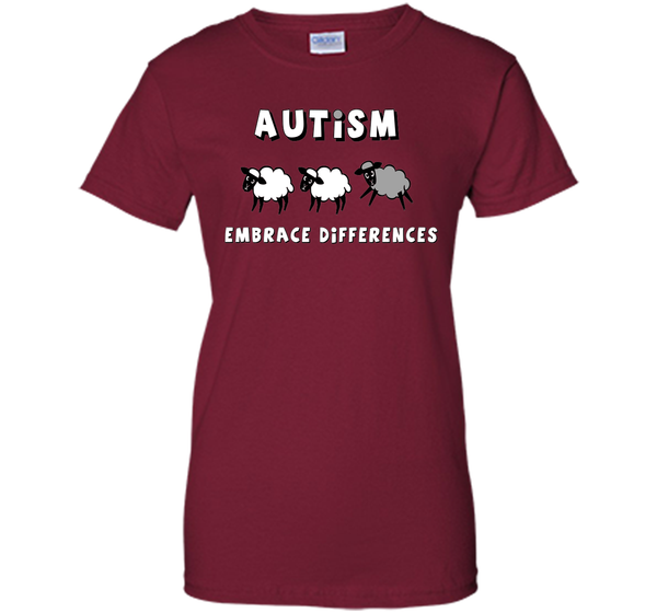 Autism Embrace Differences - Autism Awareness T-Shirt T-Shirt