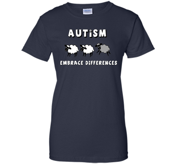 Autism Embrace Differences - Autism Awareness T-Shirt T-Shirt