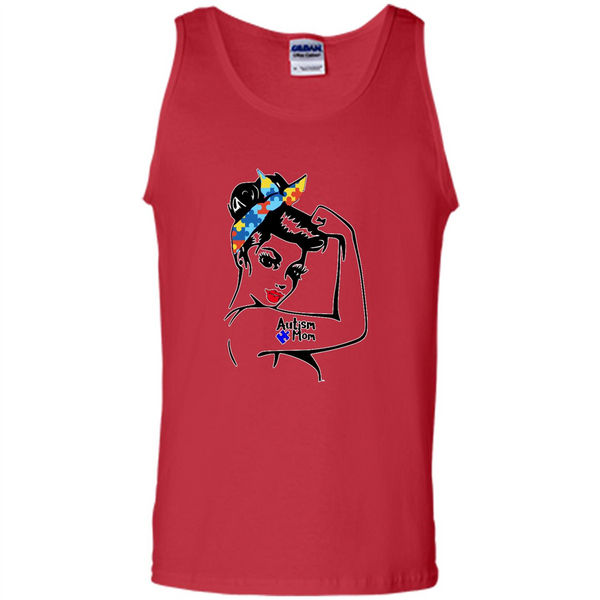 Autism mom shirt, we can do it shirt autism mom, american girl autism shirt - Tank Top