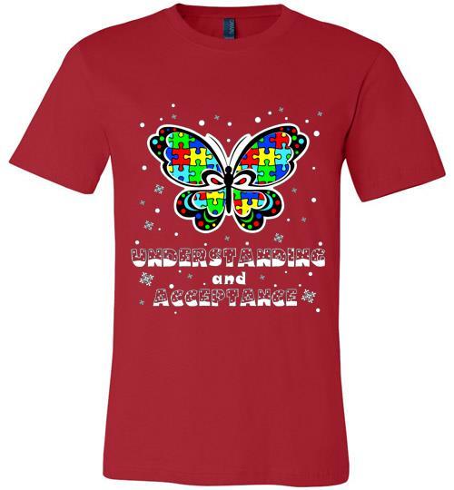 Autism Awareness Ugly Christmas Sweaters Autism Understanding And Acceptance Canvas USA