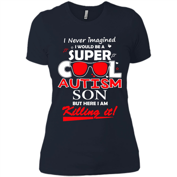 Super Cool Autistic Son, Autism Awareness T-shirt. T-shirt.PNG