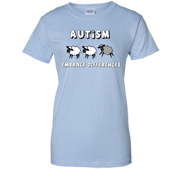 Autism Embrace Differences - Autism Awareness T-Shirt T-Shirt