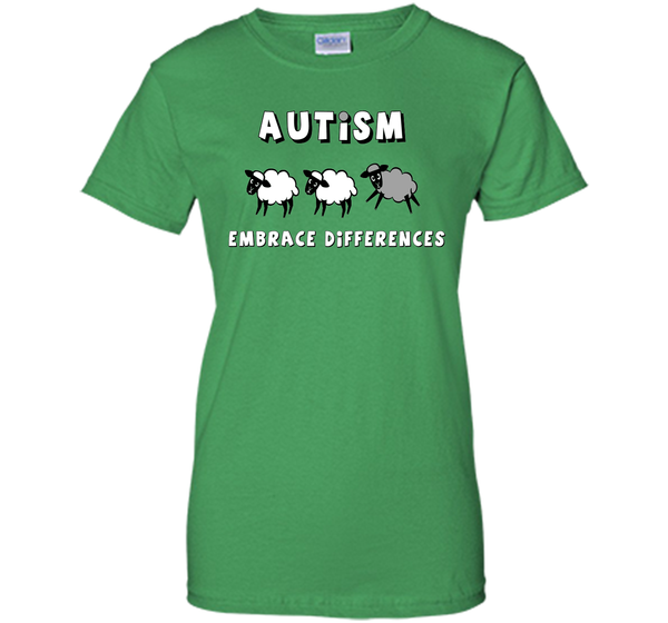 Autism Embrace Differences - Autism Awareness T-Shirt T-Shirt