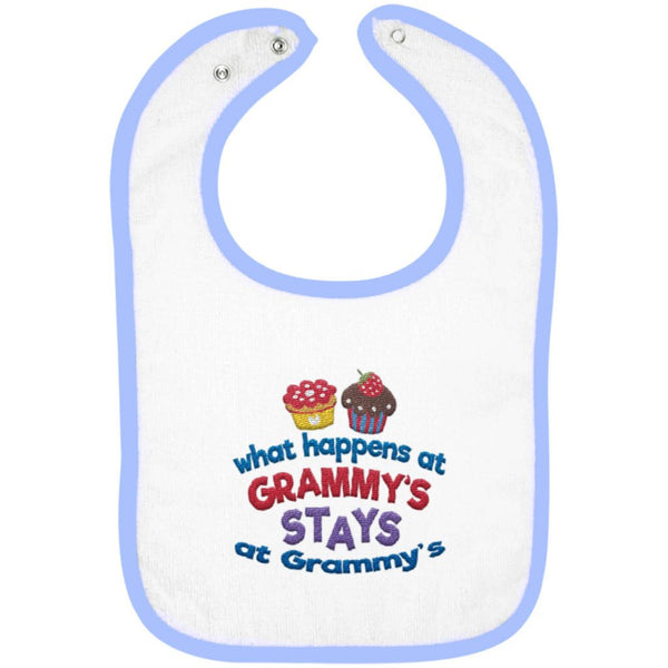 What Happens At Grammys - Embroidered Infant Bib